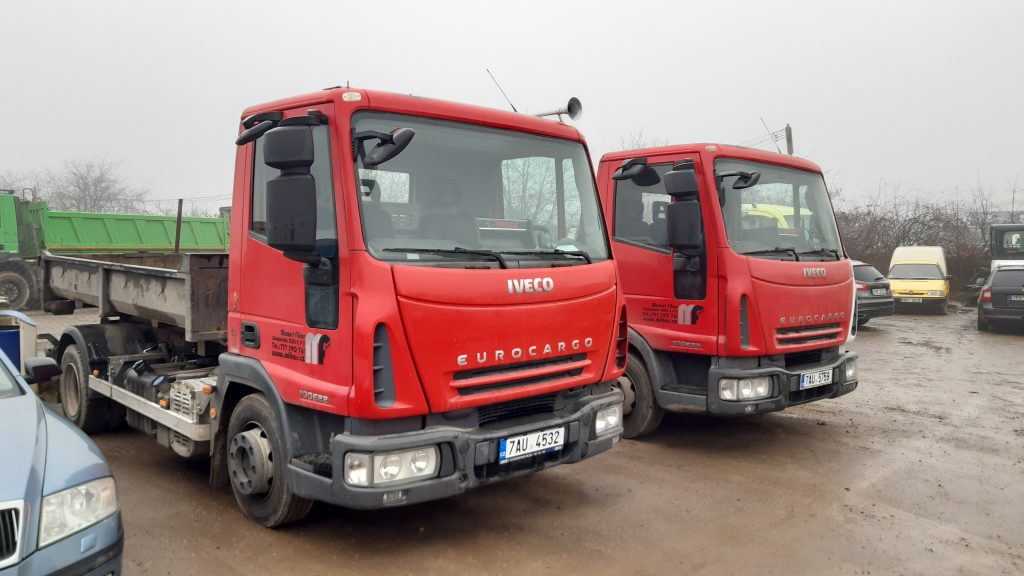 Vozidla Iveco s kontejnerovými nástavbami